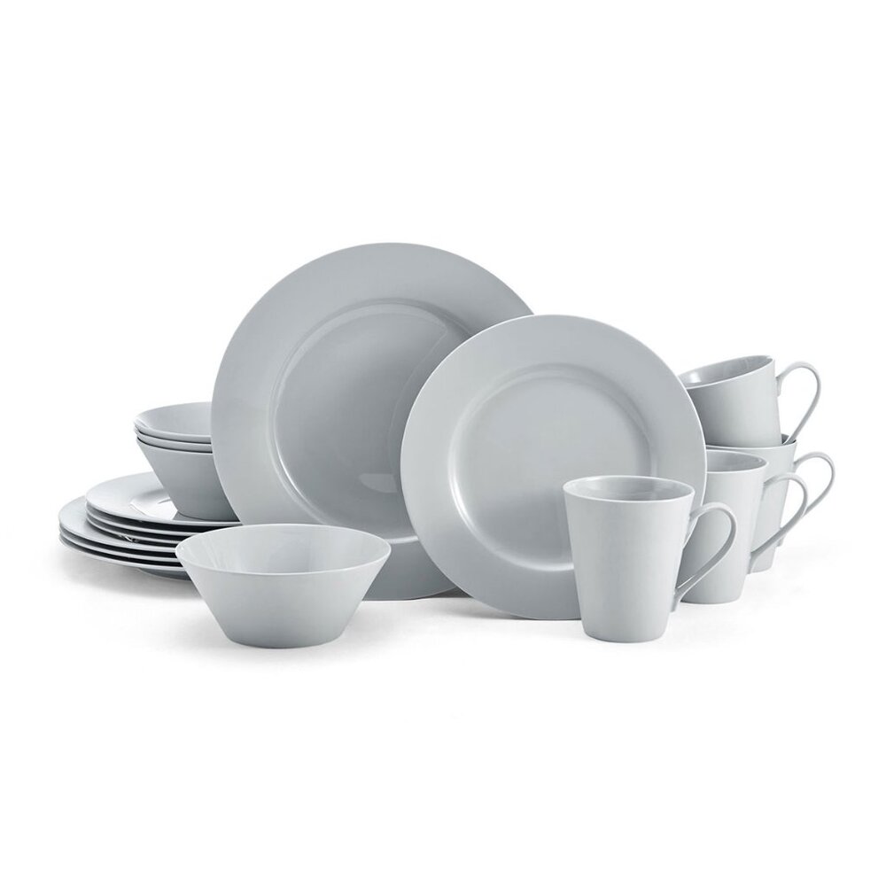 Mikasa Delray Grey 16-Pc. Set, Service for 4 - Grey